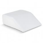 Ergonomiška putplasčio kojų pakėlimo pagalvė su nuimamu užvalkalu (Balta)