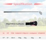 Golfo draiveris dešiniarankiams su 460CC galvute ir grafitiniu kotu (Rožinė) – Paveikslėlis 2