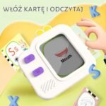 Grafinė planšetė su kortelių skaitytuvu piešimui ir anglų kalbai su 120 kortelių