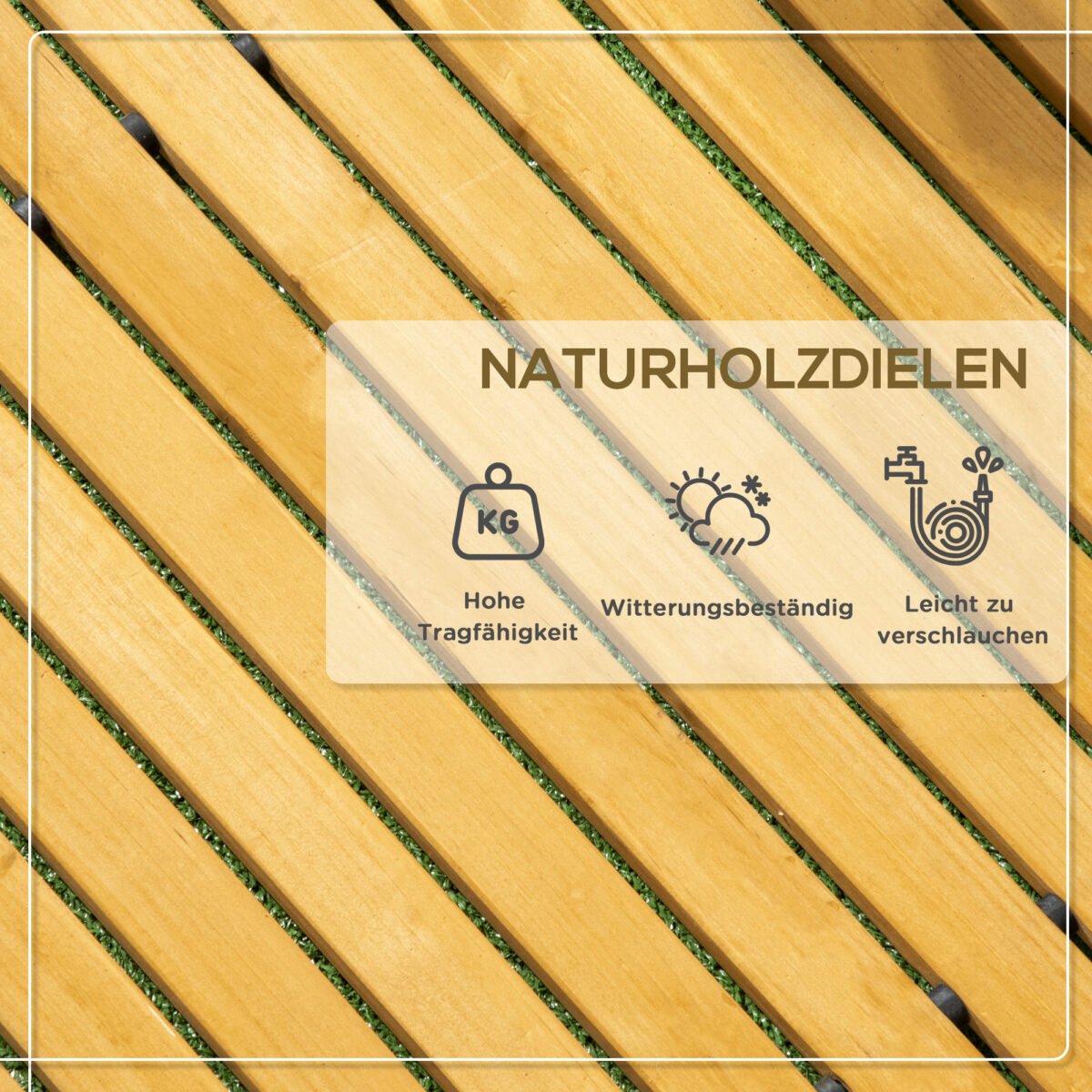 Išvyniojamas eglinis lauko takas 185 x 60 cm – Paveikslėlis 5