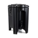 Izoliuotas gėrimų dalytuvas su kranu karštiems ir šaltiems gėrimams 16 5 L (Juoda)