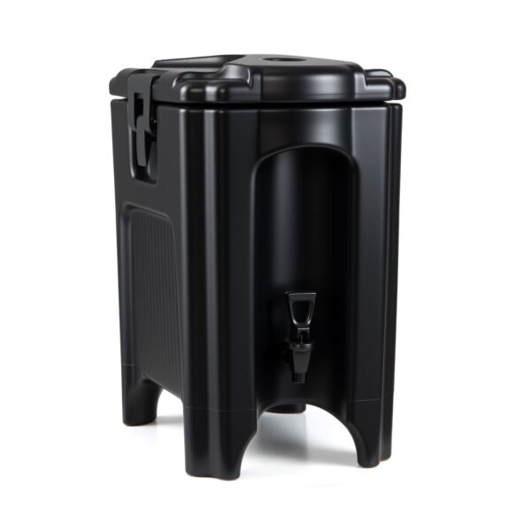 Izoliuotas gėrimų dalytuvas su kranu karštiems ir šaltiems gėrimams 16 5 L (Juoda)