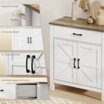 Kaimiško stiliaus kredensas su stumdomomis durimis – Paveikslėlis 6