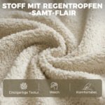 Kampinė sofa su keičiamo kampo šezlongu ir aksomine apdaila – Paveikslėlis 6