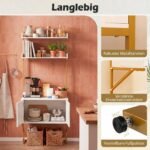 Kopėtinė lentyna su atviromis lentynomis ir uždara spintele (Balta) – Paveikslėlis 3