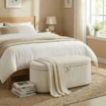 Kordinis suoliukas-daiktadėžė su paminkštinta sėdyne – Paveikslėlis 2