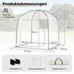 Kupolinė palapinė su 540° panoraminiu vaizdu (Skaidri) – Paveikslėlis 2
