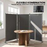 Laisvai pastatoma trijų dalių lauko privatumo sienelė – Paveikslėlis 4