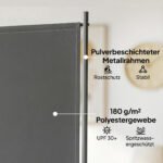 Laisvai pastatoma trijų dalių lauko privatumo sienelė – Paveikslėlis 6