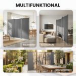 Laisvai pastatoma trijų dalių lauko privatumo sienelė – Paveikslėlis 7