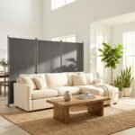 Laisvai pastatoma trijų dalių lauko privatumo sienelė – Paveikslėlis 9