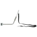 Laisvų rankų pavadėlis šunims dviračiu su amortizatoriais