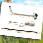 Laisvų rankų pavadėlis šunims dviračiu su amortizatoriais – Paveikslėlis 3