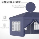 Lankstomas paviljonas 6 x 3 m su nuimamomis šoninėmis sienelėmis – Paveikslėlis 6