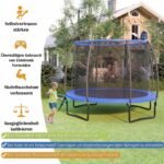 Lauko batutas su krepšinio lanku ir kopėčiomis (Mėlyna) – Paveikslėlis 4