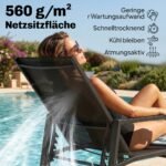 Lauko gultas su ištraukiama kojų atrama ir reguliuojamu 5 padėčių atlošu – Paveikslėlis 6