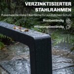 Lauko gultas su ištraukiama kojų atrama ir reguliuojamu 5 padėčių atlošu – Paveikslėlis 7