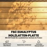 Lauko serviravimo vežimėlis su eukalipto medienos stalviršiu ir PE ratano pynimu – Paveikslėlis 4