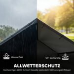 Lauko šuns būda su vandeniui ir UV spinduliams atspariu stogu skirta šunims iki 30 kg – Paveikslėlis 5