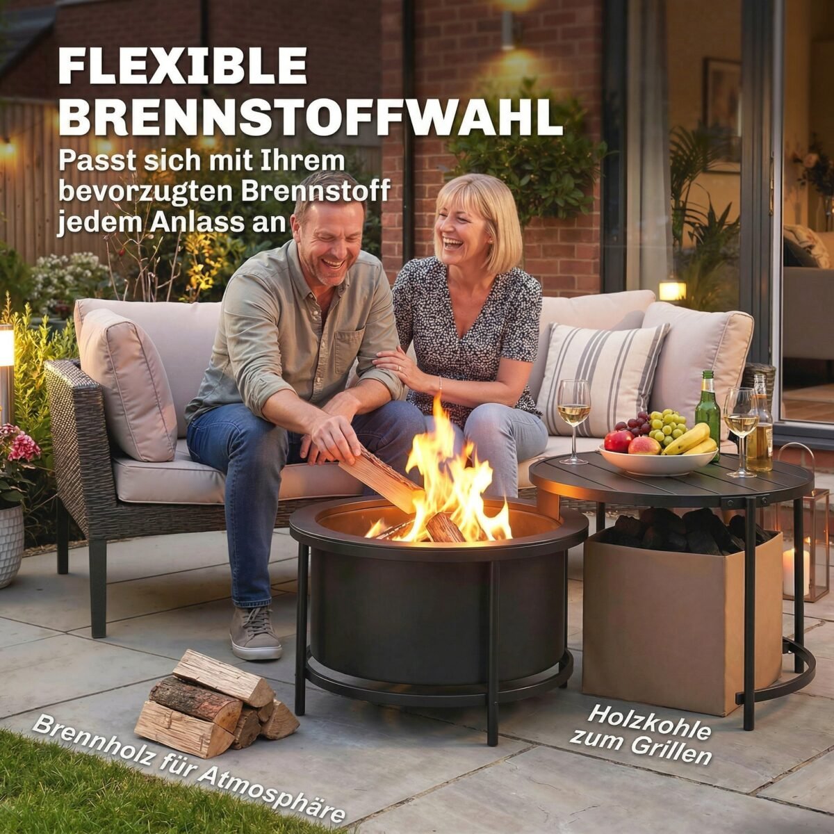 Lauko ugniakuras su kepimo grotelėmis ir dangčiu – Paveikslėlis 6