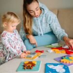 Medinė gyvūnėlių dėlionė Montessori
