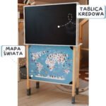 Medinė interaktyvi virtuvėlė 9 viename su skalbykle ir kreidine lenta – Paveikslėlis 4