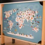 Medinė interaktyvi virtuvėlė 9 viename su skalbykle ir kreidine lenta – Paveikslėlis 7