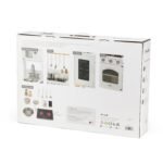 Medinė interaktyvi virtuvėlė su kreidine lenta ir virtuvės priedais – Paveikslėlis 11