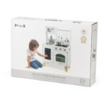 Medinė interaktyvi virtuvėlė su kreidine lenta ir virtuvės priedais – Paveikslėlis 10
