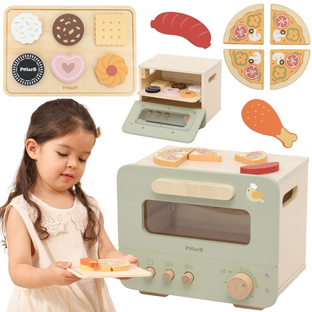 Medinė orkaitė su kepimo rinkiniu