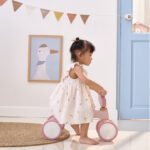 Medinė paspiriama lapė su minkštais ratais – Paveikslėlis 5