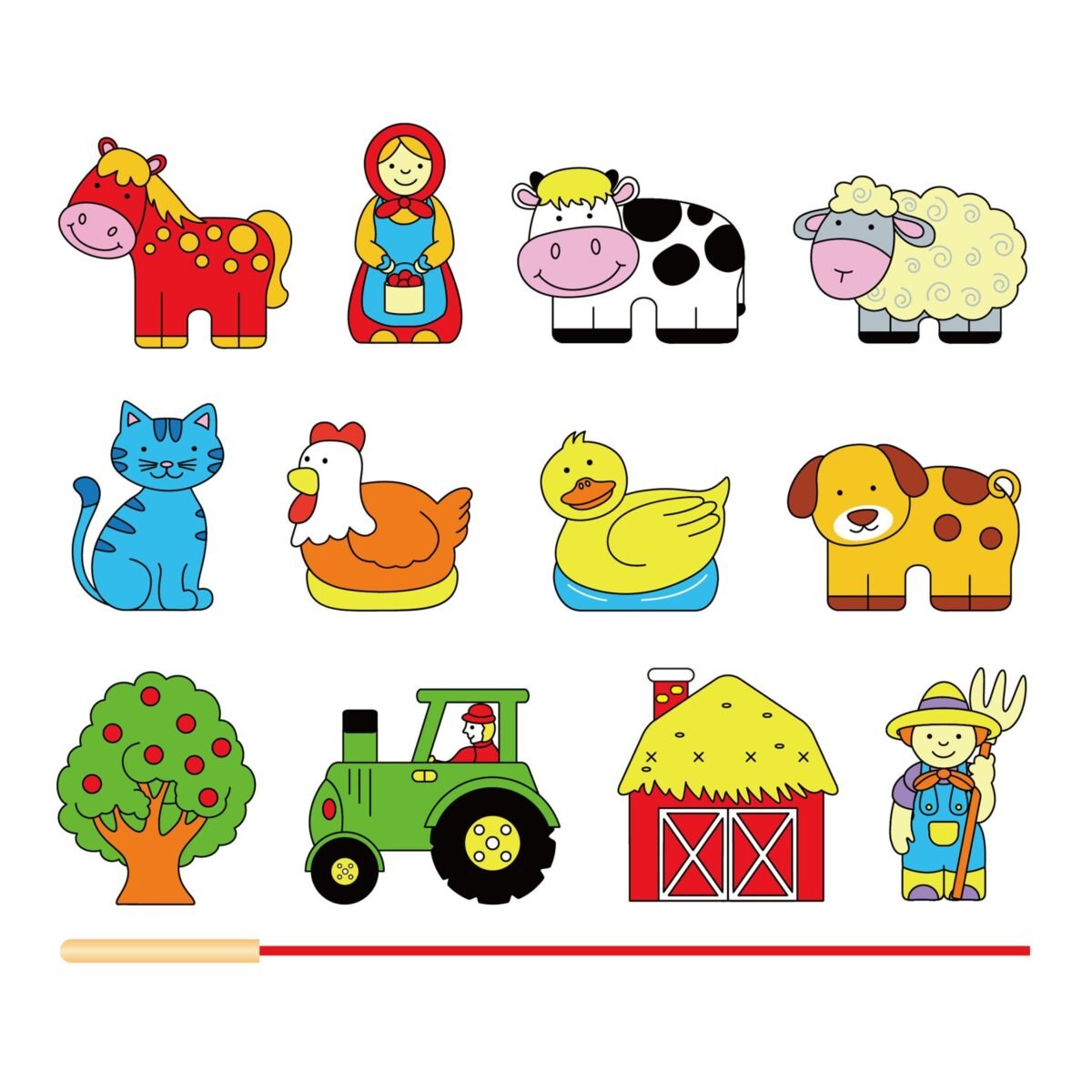 Medinės veriamosios ūkio figūrėlės – Paveikslėlis 8