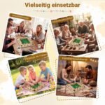 Medinis kauliukų žaidimas Shut the Box 2-4 žaidėjams (Natūrali) – Paveikslėlis 3