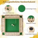 Medinis kauliukų žaidimas Shut the Box 2-4 žaidėjams (Natūrali) – Paveikslėlis 4