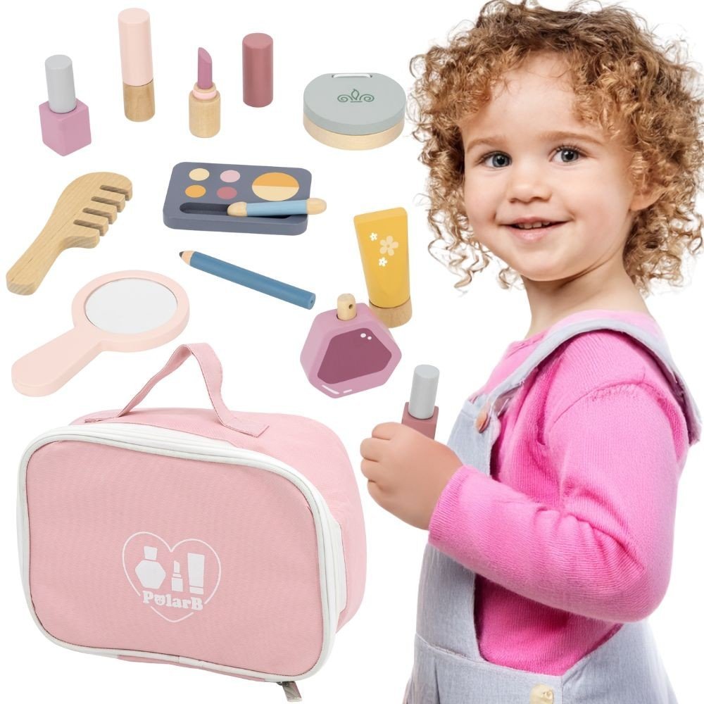 Medinis makiažo rinkinys su kosmetine