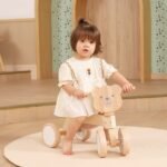 Medinis paspiriamasis meškiukas tyliais EVA ratais – Paveikslėlis 8