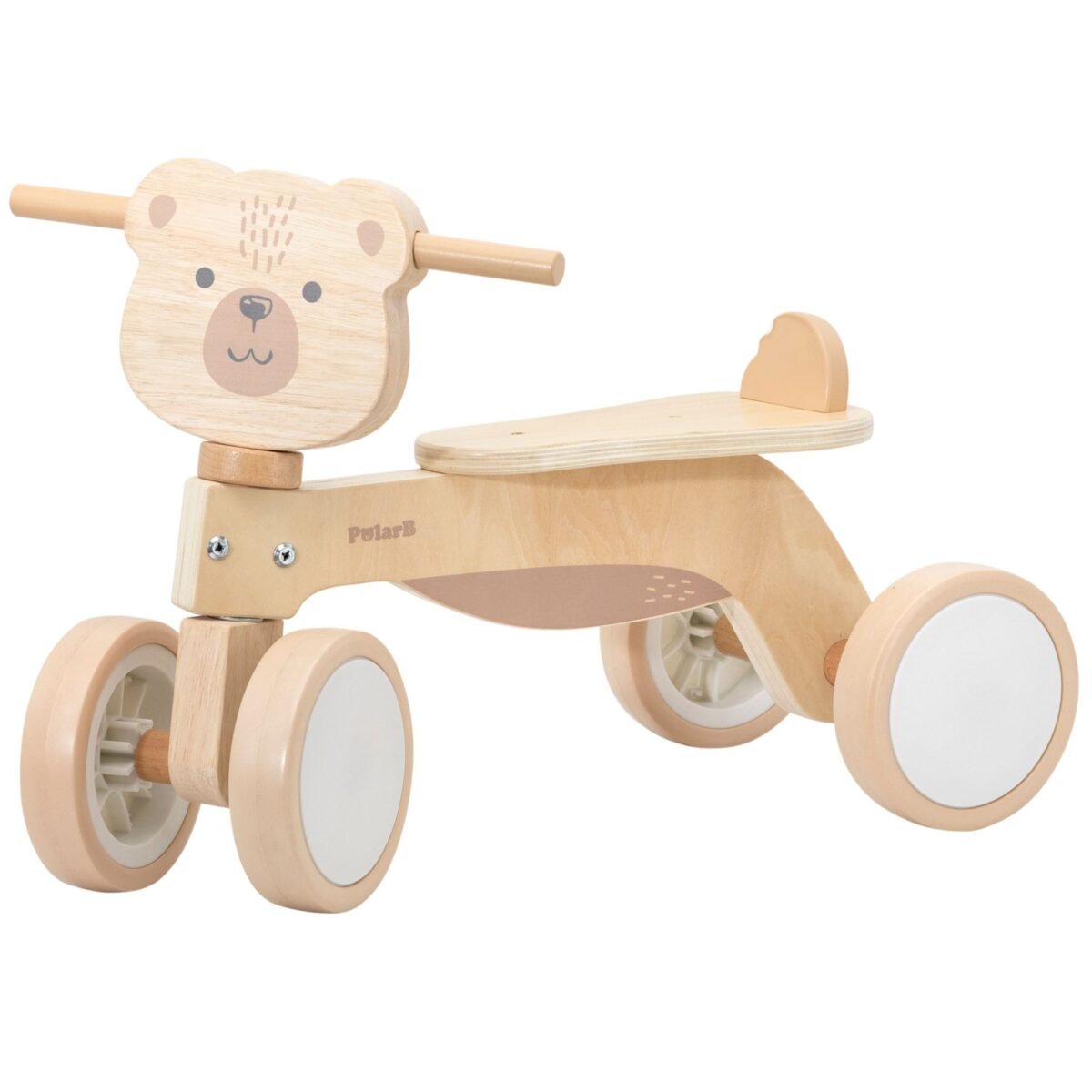 Medinis paspiriamasis meškiukas tyliais EVA ratais – Paveikslėlis 9