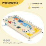 Medinis stalo fliperis su besisukančia juosta (Įvairiaspalvė) – Paveikslėlis 2