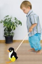 Medinis stumdukas su judančiu pingvinu – Paveikslėlis 3
