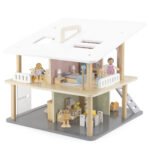 Medinių lėlių šeimos rinkinys su lanksčiomis galūnėmis – Paveikslėlis 11