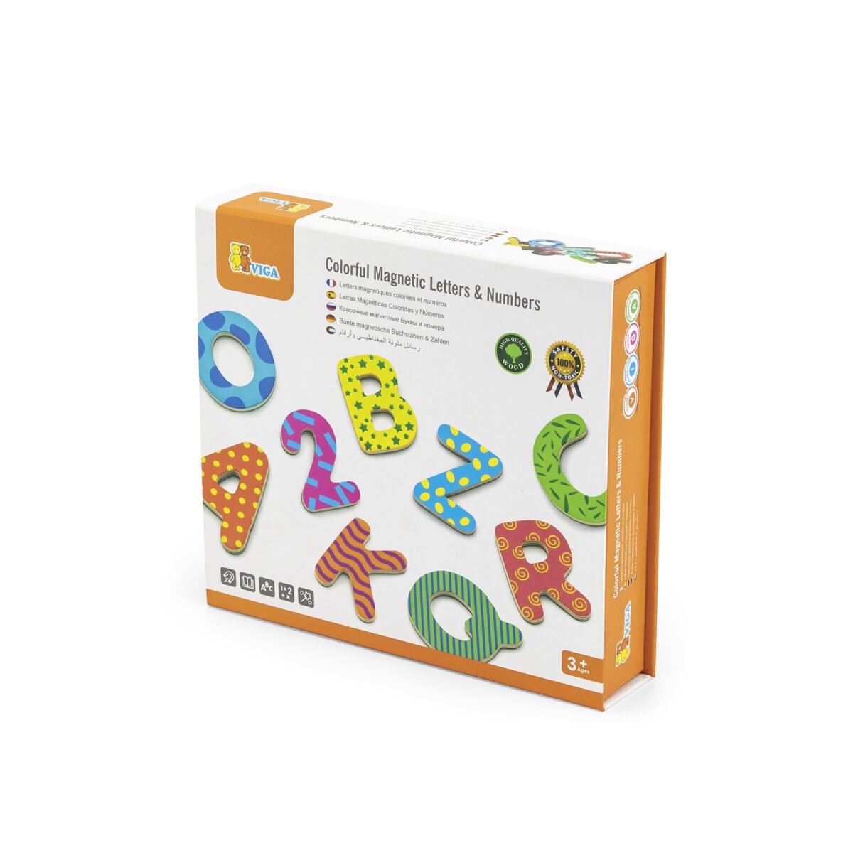 Medinių magnetinių raidžių ir skaičių mokomasis rinkinys – Paveikslėlis 11