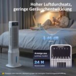 Mobilus 3 viename garinimo oro aušintuvas su 9 l vandens baku – Paveikslėlis 7