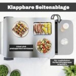 Mobilus lauko grilio vežimėlis su nerūdijančio plieno stalviršiu – Paveikslėlis 4