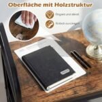 Mobilus spausdintuvo staliukas su 3 lentynomis (Ruda + Juoda) – Paveikslėlis 5