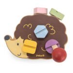 Montessori medinis konstravimo ežiukas su varžteliais – Paveikslėlis 3