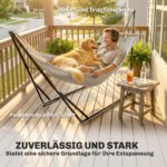 Nešiojamas reguliuojamo ilgio hamako stovas su transportavimo krepšiu – Paveikslėlis 7