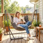 Nešiojamas reguliuojamo ilgio hamako stovas su transportavimo krepšiu – Paveikslėlis 9