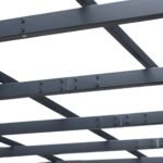 Oro sąlygoms atspari metalinė sodo pavėsinė-atrama vijokliniams augalams – Paveikslėlis 9