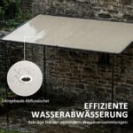 Oro sąlygoms atspari sieninė pergola su metaliniu rėmu