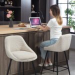 Paminkštintos kordinės baro kėdės su 360° pasukimu 2 vnt – Paveikslėlis 9